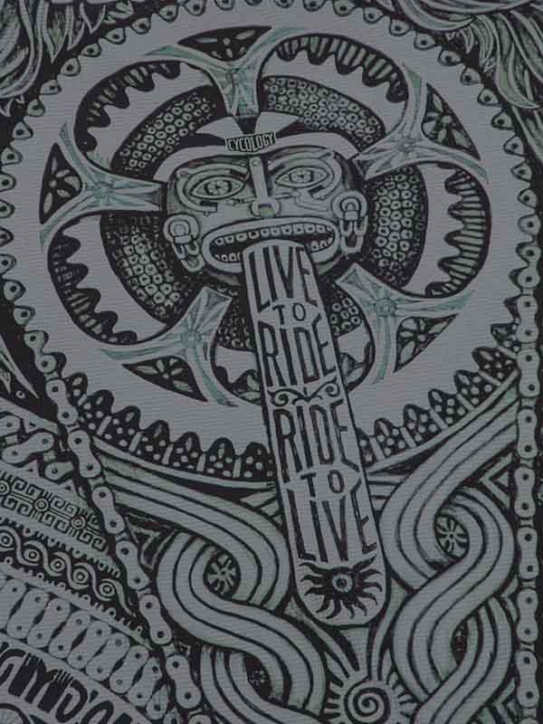 Aztec Men's Technical T-Shirt - Cycology Clothing US