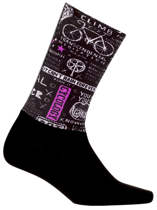 Bike Graffiti Aero Cycling Socks - Cycology Clothing US