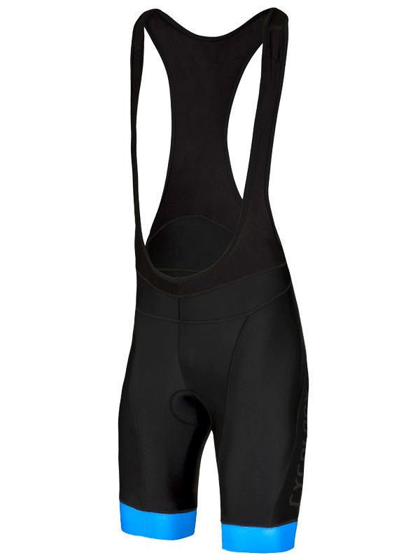 Cycology Men's Logo (Black/Blue) Bib Shorts