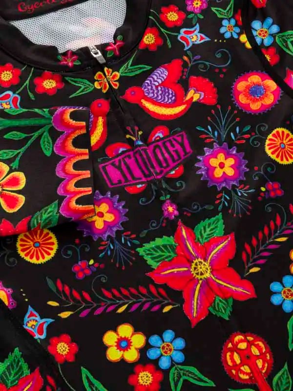 Frida Women's Reborn Jersey Black - Cycology Clothing US