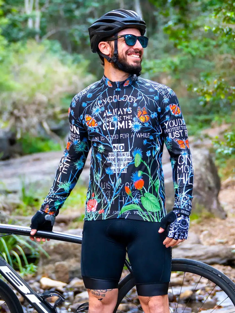 Gangsta Men's Long Sleeve Jersey - Cycology Clothing US
