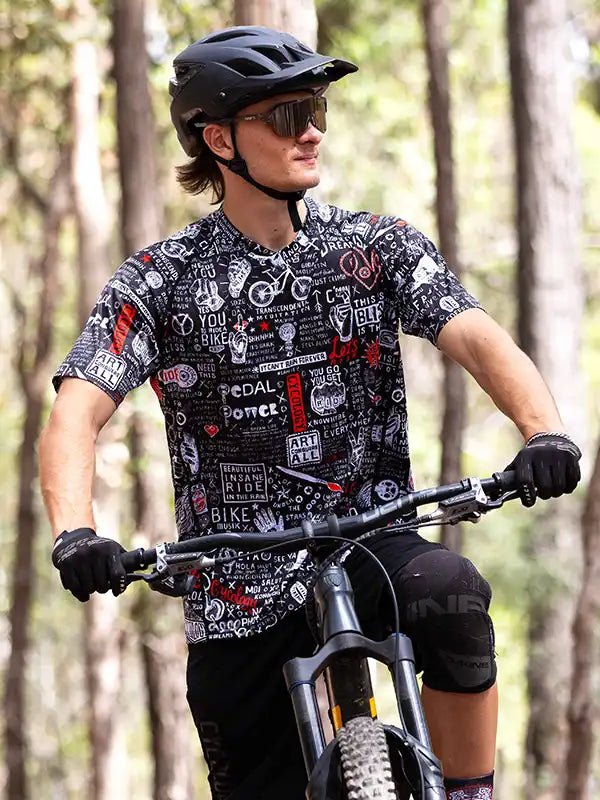 Graffiti MTB Jersey - Cycology Clothing US