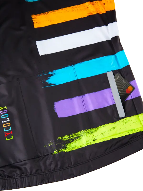 Far Horizon Black Men's Reborn Jersey Pocket | Cycology USA