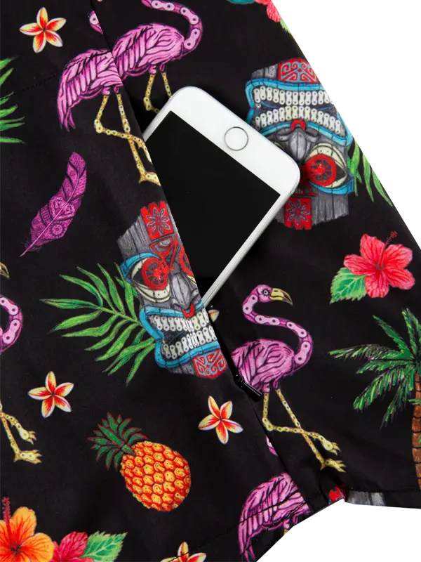 Molokai Men's Black Gravel Cycling Shirt zip pocket | Cycology USA