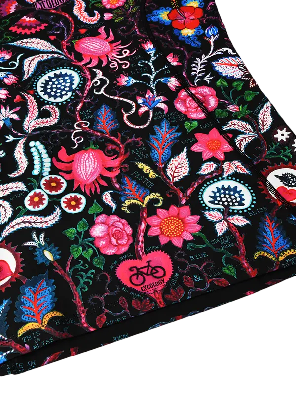 Secret Garden Black Women's Long Sleeve Cycling Base Layer Cycology